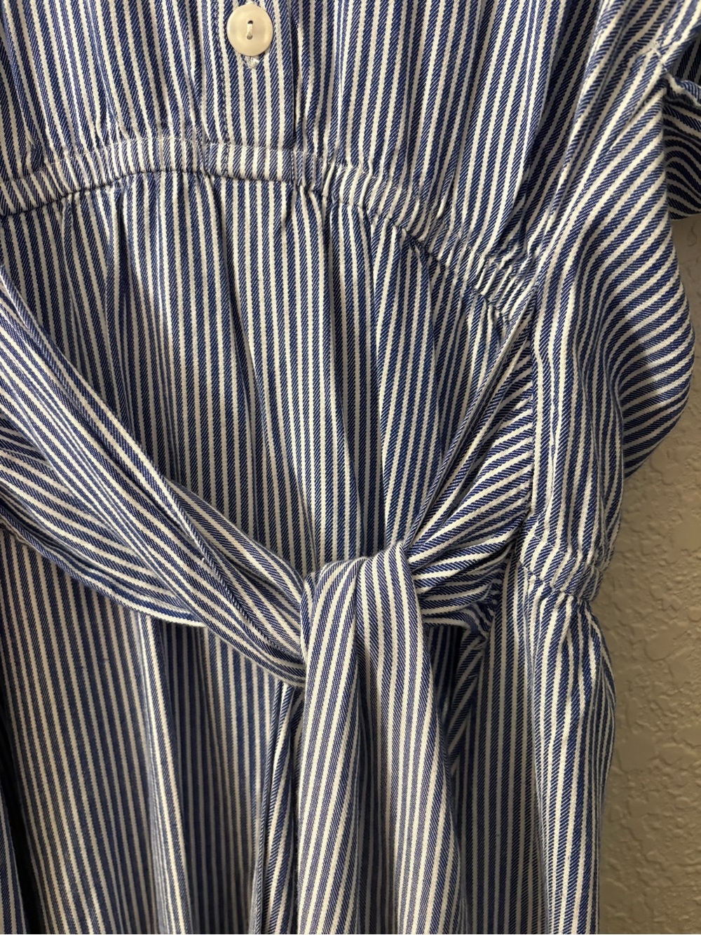 Lane Bryant Blue Stiped Dress, 18 - Picture 6 of 7